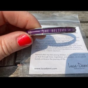 Luca & Danni Enamel Silver Bracelet Brand New